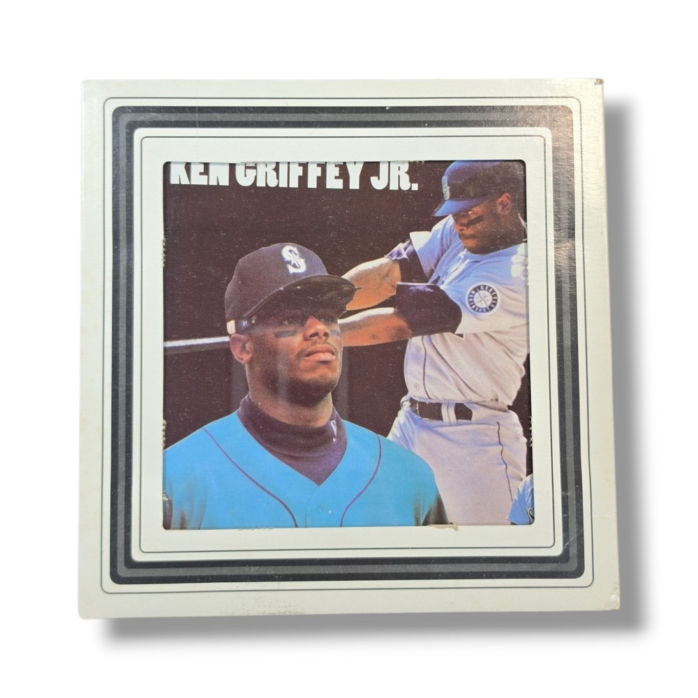Vintage Ken Griffey Jr.‎ Fair Carnival Prize Mirror Glass 8in x 8in